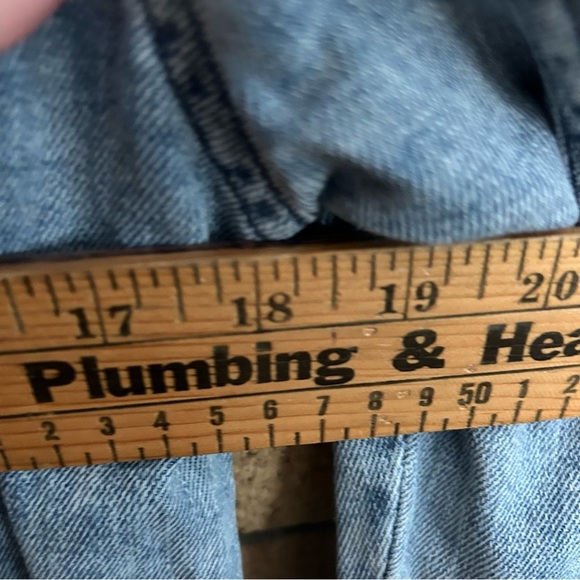 Zara Long Sleeve Washed Denim Mini Dress Women’s Size Small - Picture 6 of 6